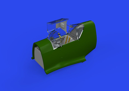 EDU648875 1/48 Eduard Bf 109F cockpit w/ early seat PRINT for EDUARD 648875 MMD Squadron