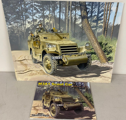 SS-P5720 Don Greer Painting - M3A1 Scout Car Walk Around 2010  MMD Squadron
