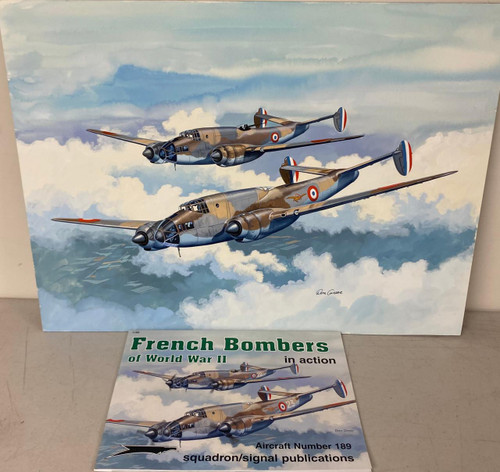 SS-P1189 Don Greer Painting - French Bombers of WWII 2003  MMD Squadron