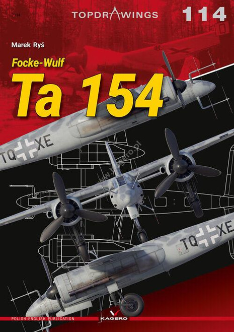 KGP07114 Kagero Focke-Wulf Ta 154 Book MMD Squadron KGP07114 Kagero Focke-Wulf Ta 154 Book MMD Squadron