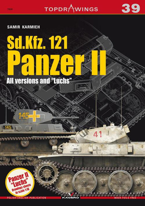 KGP07039 Kagero Sd.Kfz. 121 Panzer II. All Versions and Luchs Book  MMD Squadron