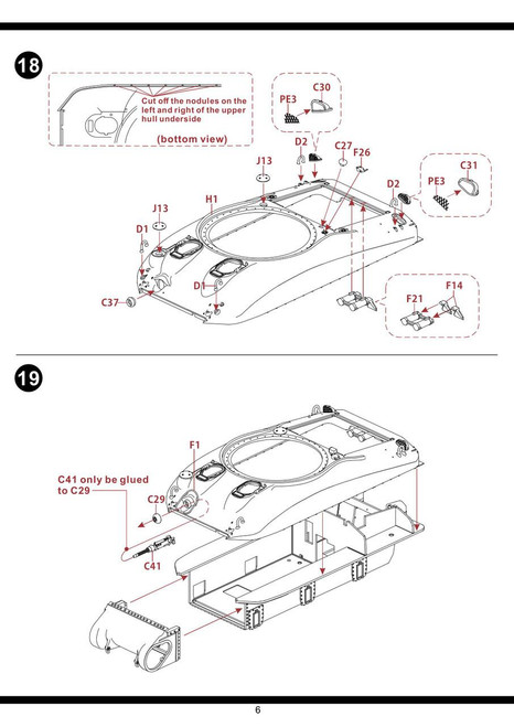 1/35 Pig Models M4A1 Sherman w/ T1E3 US Army Mine Exploder Plastic ...