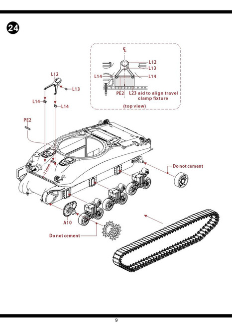 1/35 Pig Models M4A1 Sherman w/ T1E3 US Army Mine Exploder Plastic ...
