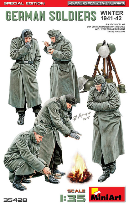 1/35 Master Box Cold Wind German Infantry 1941-42 Plastic Model