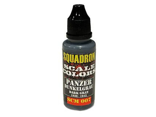 SCM007 Squadron Scale Colors Panzer Dark Gray 1939-42 Acrylic Airbrush Paint (15ml Bottle)  MMD Squadron