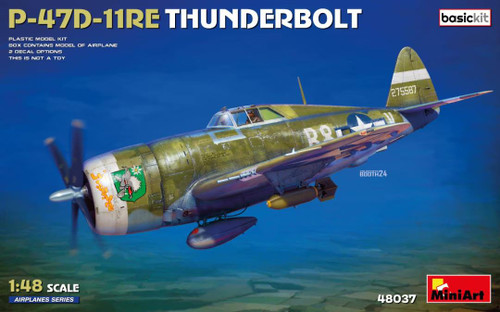 MIN48037 1/48 Miniart P-47D-11RE Thunderbolt - MMD Squadron MIN48037 1/48 Miniart P-47D-11RE Thunderbolt - MMD Squadron