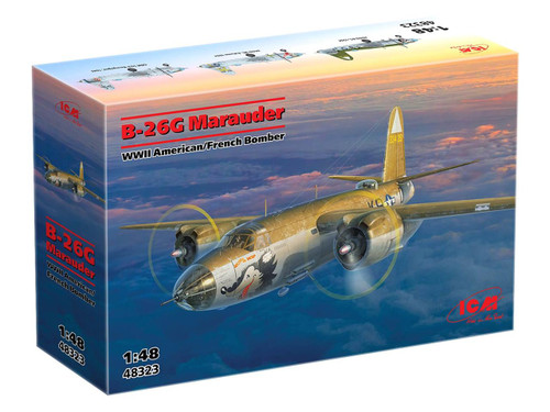 ICM48323 1/48 ICM B-26G Marauder WWII American / France Bomber  MMD Squadron