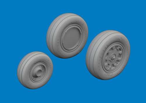 EDU6481063 1/48 Eduard F-5E/F/N wheels Brassin for AFV CLUB  MMD Squadron