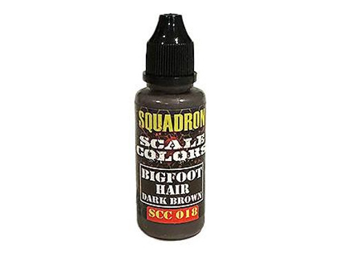 SCC018 Squadron Scale Colors Bigfoot Hair Dark Brown Acrylic Airbrush Paint (15ml Bottle) MMD Squadron SCC018 Squadron Scale Colors Bigfoot Hair Dark Brown Acrylic Airbrush Paint (15ml Bottle) MMD Squadron