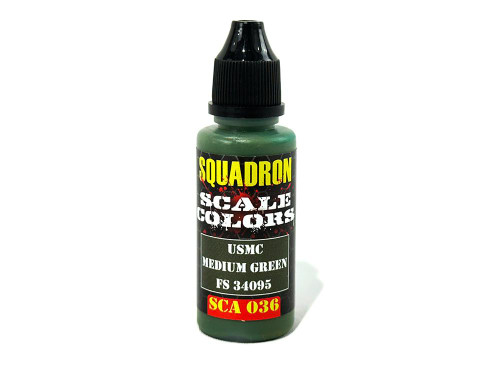 SCA036 Squadron Colors USMC Medium Green FS 34095 Acrylic Airbrush Paint (15ml Bottle) SCA036 MMD Squadron SCA036 Squadron Colors USMC Medium Green FS 34095 Acrylic Airbrush Paint (15ml Bottle) SCA036 MMD Squadron