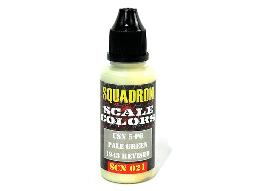 SCN021 Squadron Colors 5-PG Pale Green 1943 Revised Acrylic Airbrush Paint (15ml Bottle)  MMD Squadron