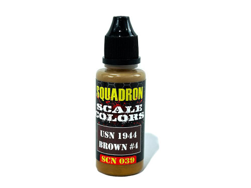 SCN039 Squadron Colors 1944 Brown #4 Acrylic Airbrush Paint (15ml Bottle) SCN039 MMD Squadron SCN039 Squadron Colors 1944 Brown #4 Acrylic Airbrush Paint (15ml Bottle) SCN039 MMD Squadron