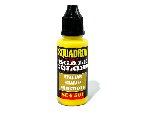 SCA501 Squadron Colors Italian Giallo Mimetico 2 Acrylic Airbrush Paint (15ml Bottle) SCA501 MMD Squadron SCA501 Squadron Colors Italian Giallo Mimetico 2 Acrylic Airbrush Paint (15ml Bottle) SCA501 MMD Squadron