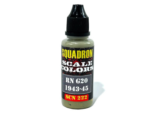 SCN222 Squadron Colors G20 1943-45 Acrylic Airbrush Paint (15ml Bottle) SCN222 MMD Squadron SCN222 Squadron Colors G20 1943-45 Acrylic Airbrush Paint (15ml Bottle) SCN222 MMD Squadron