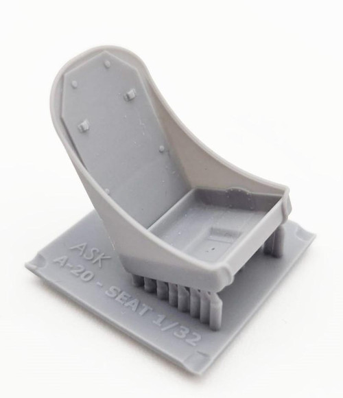 ASKA32011 1/32 Artscale  A-20J/K Havoc - Pilot seat, 3D print, without seat belts  MMD Squadron