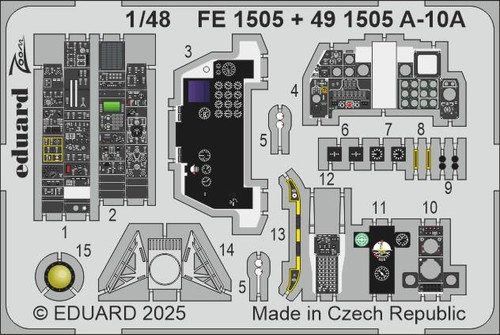 EDUFE1505 1/48 Eduard A-10A Zoom set for GREAT WALL HOBBY kit  MMD Squadron
