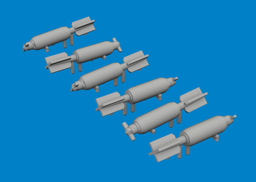 1/48 Eduard Brassin SC 500 German bombs for - Squadron.com