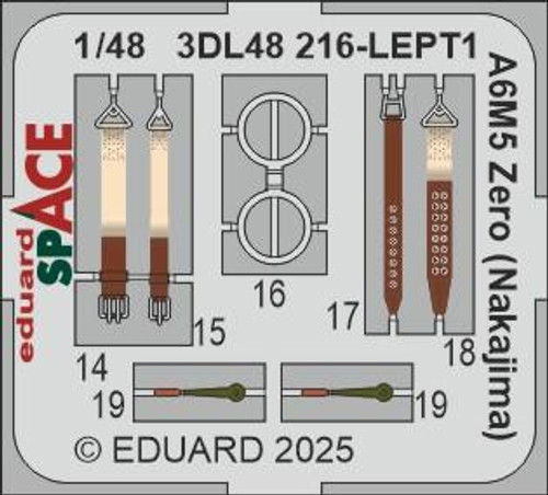EDU3DL48216 1/48 Eduard A6M5 Zero (Nakajima) SPACE SPACE for FINE MOLDS kit  MMD Squadron