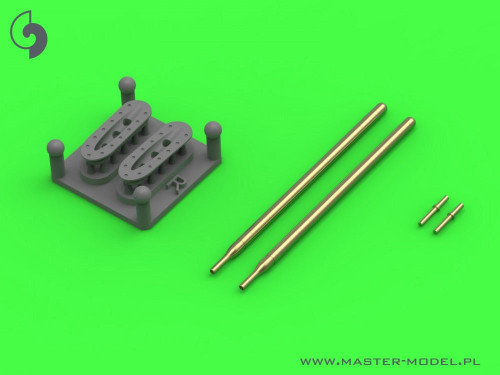 MAS-AM-48-173 1/48 Master Model Angle Of Attack / Dassault Super Mystere B2 - Pitot Tubes (with resin mounts) & Angle Of Attack probes  MMD Squadron