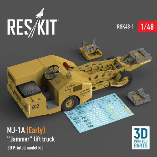 RES-RSK48-0001 1/48 Reskit MJ-1A (Early) Jammer lift truck  MMD Squadron