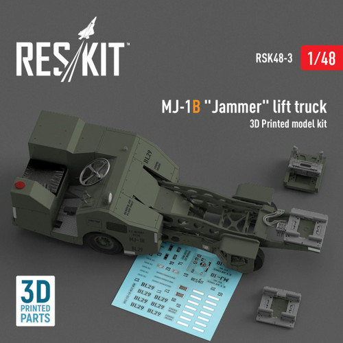 RES-RSK48-0003 1/48 Reskit MJ-1B Jammer lift truck  MMD Squadron