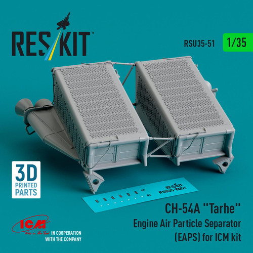 RES-RSU35-0051 1/35 Reskit CH-54A Tarhe Air Particle Separator (EAPS) for ICM kit (3D Printed) (RSU35-0051)  MMD Squadron