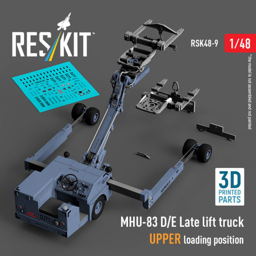 RES-RSK48-0009 1/48 Reskit MHU-83 D/E lift truck UPPER loading position (RSK48-0009)  MMD Squadron