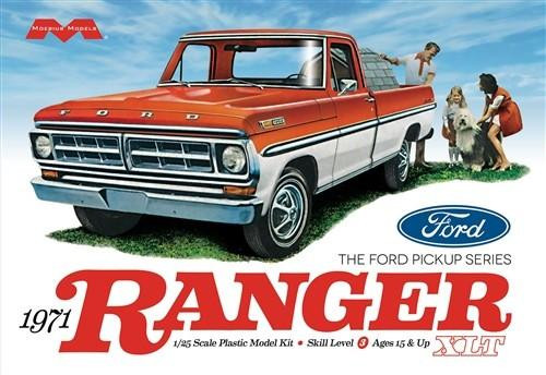 MOE1208 Moebius '71 Ford Ranger Xlt Pickup 1:25  MMD Squadron