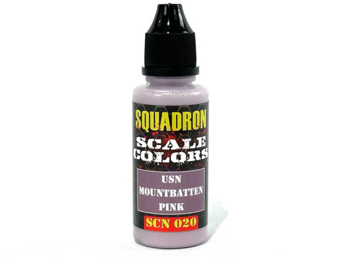 SCN020 Squadron Scale Colors USN Mountbatten Pink Acrylic Airbrush Paint (15ml Bottle) MMD Squadron SCN020 Squadron Scale Colors USN Mountbatten Pink Acrylic Airbrush Paint (15ml Bottle) MMD Squadron