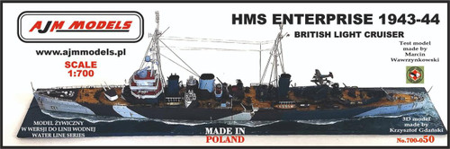AJM700050 1/700 AJM Models HMS Enterprise 1943-1944 MMD Squadron AJM700050 1/700 AJM Models HMS Enterprise 1943-1944 MMD Squadron