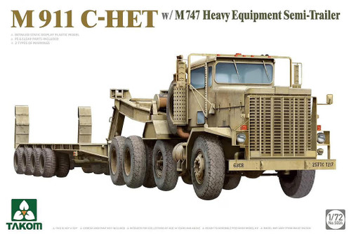 TAK5024 1/72 Takom M911 C-HET w/M747 Heavy Equipmemt Semi-Trailer - MMD Squadron TAK5024 1/72 Takom M911 C-HET w/M747 Heavy Equipmemt Semi-Trailer - MMD Squadron