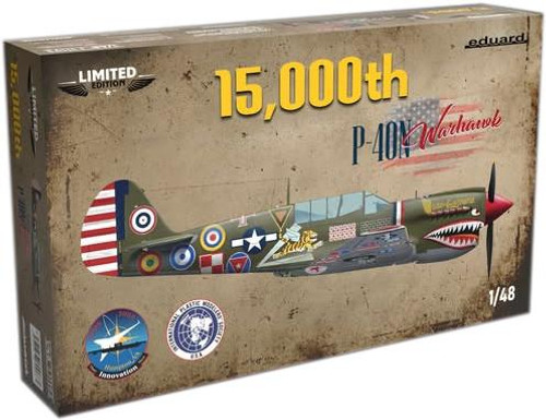 EDU11193 1/48 Eduard P-40N Warhawk 15,000th (Limited Edition IPMS 2025) Plastic Model Kit 11193 MMD Squadron EDU11193 1/48 Eduard P-40N Warhawk 15,000th (Limited Edition IPMS 2025) Plastic Model Kit 11193 MMD Squadron