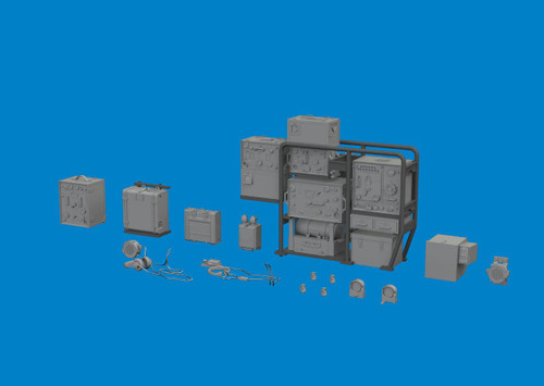 EDU635039 1/35 Eduard Sd.Kfz. 251/6 Ausf. C radio equipment  3D 3D  MMD Squadron EDU635039 1/35 Eduard Sd.Kfz. 251/6 Ausf. C radio equipment  3D 3D  MMD Squadron