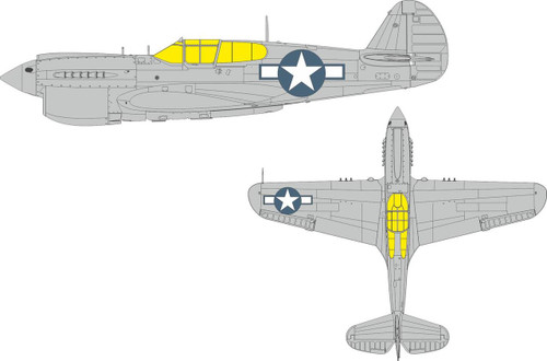 EDUEX1134 1/48 Eduard P-40N US national insignia  MMD Squadron