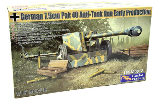 GEK-16GM0012 1/16 German 7.5cm Pak 40 Anti-tank Gun (Early Production) MMD Squadron GEK-16GM0012 1/16 German 7.5cm Pak 40 Anti-tank Gun (Early Production) MMD Squadron