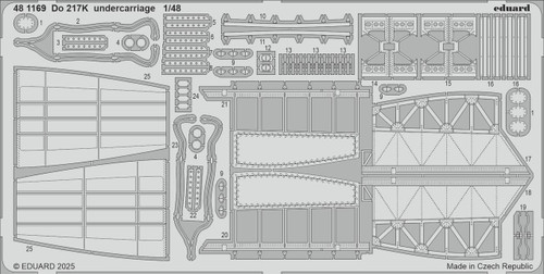 EDU481169 1/48 Eduard Do 217K undercarriage  MMD Squadron