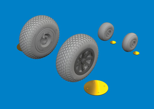 EDU6481135 1/48 Eduard P-40N wheels cross tread  MMD Squadron