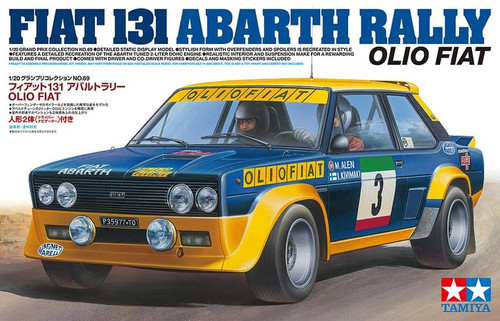 TAM20069 1/12 Tamiya Fiat 131 Abarth Rally 0lio Race Car  MMD Squadron