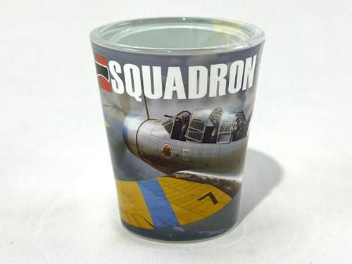 SQ-shot Squadron Shot Glass 2oz TBD Devastator  MMD Squadron