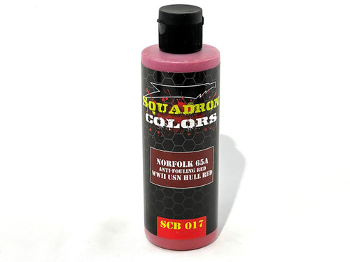 SCB017 Squadron Colors Norfolk 65A Anti-Fouling Red 200ml MMD Squadron SCB017 Squadron Colors Norfolk 65A Anti-Fouling Red 200ml MMD Squadron