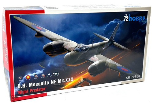 CMK-100-SH72508 1/72 Special Hobby D.H. Mosquito NF Mk.XXX Plastic Model Kit 100-SH72095 MMD Squadron CMK-100-SH72508 1/72 Special Hobby D.H. Mosquito NF Mk.XXX Plastic Model Kit 100-SH72095 MMD Squadron