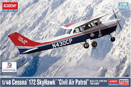 ACD12367 1/48 Academy Cessna 172 Skyhawk Civil Air Patrol Plastic Model Kit 12367 MMD Squadron