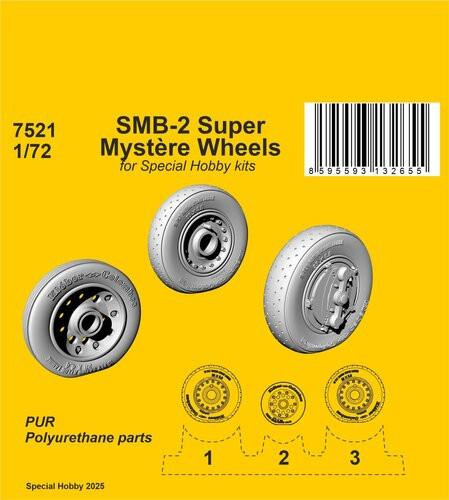 1/72 CMK SMB-2 Super Mystere Wheels / for CMK kits - Squadron.com