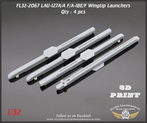FLN-32-2067 1/32 Flying Leathernecks LAU-127A/A wingtip launcher for F/A-18E/F  32-2067 MMD Squadron