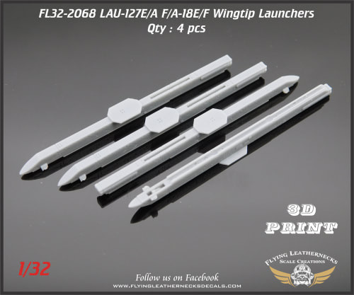1/32 Flying Leathernecks U-127B/A wingtip launcher for F/A-18E/F 