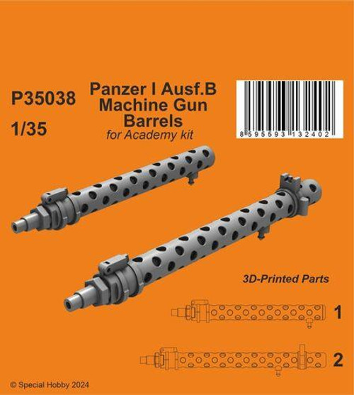 CMK-129-P35038 1/35 CMK Panzer I ausf.B Machine Gun Barrels / for Academy kit  129-P35038 MMD Squadron