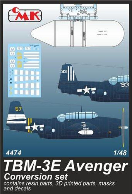 CMK-129-4474 1/48 CMK TBM-3E Avenger Conversion Set / for Accurate/Academy kits  129-4474 MMD Squadron