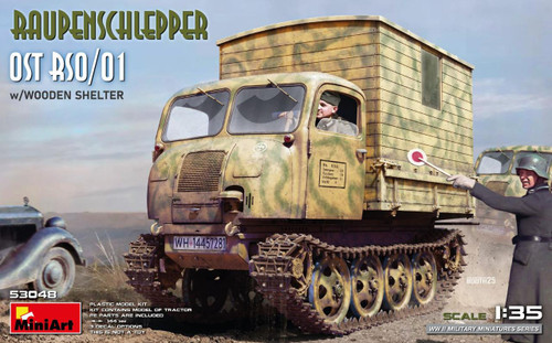 MIN53048 1/35 Miniart Raupenschlepper Ost RSO/01 w/Wooden Shelter  53048 MMD Squadron