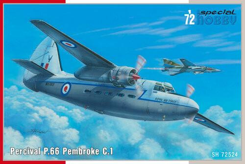 CMK-100-SH72524 1/72 Special Hobby Percival P.66 Pembroke C.1  100-SH72524 MMD Squadron CMK-100-SH72524 1/72 Special Hobby Percival P.66 Pembroke C.1  100-SH72524 MMD Squadron