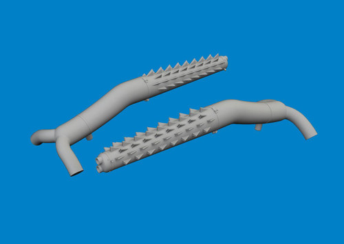 EDU6481128 1/48 Eduard DB-7B Boston III porcupine flame dampers PRINT  6481128 MMD Squadron EDU6481128 1/48 Eduard DB-7B Boston III porcupine flame dampers PRINT  6481128 MMD Squadron